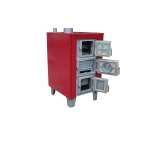 Totya S 35 A vegyestüzelésű kazán nagy ajtós